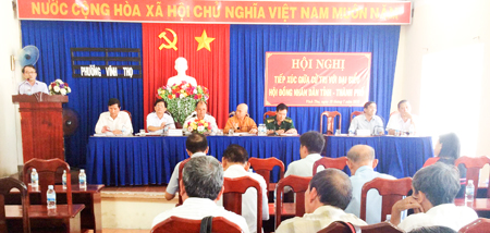 Giám sát việc giải quyết kiến nghị của cử tri