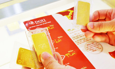 Giá vàng tiếp tục xu hướng tăng