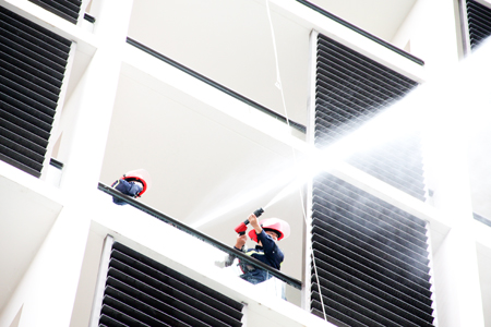 Tập huấn phòng cháy, chữa cháy tại một khách sạn ở TP. Nha Trang