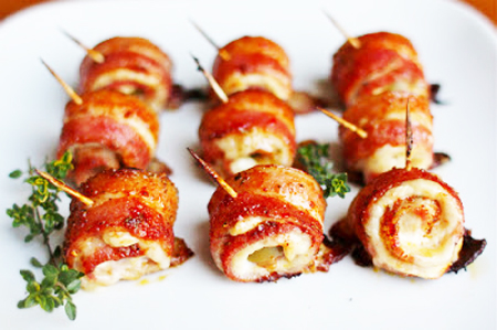 Thịt muối cuộn thăn lợn