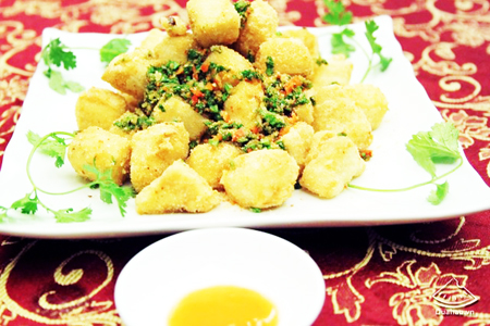 Đậu phụ rang muối