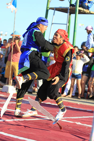 Human chess, a unique cultural activity in Nha Trang on Lunar New Year