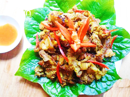 Thịt ba chỉ nướng riềng mẻ