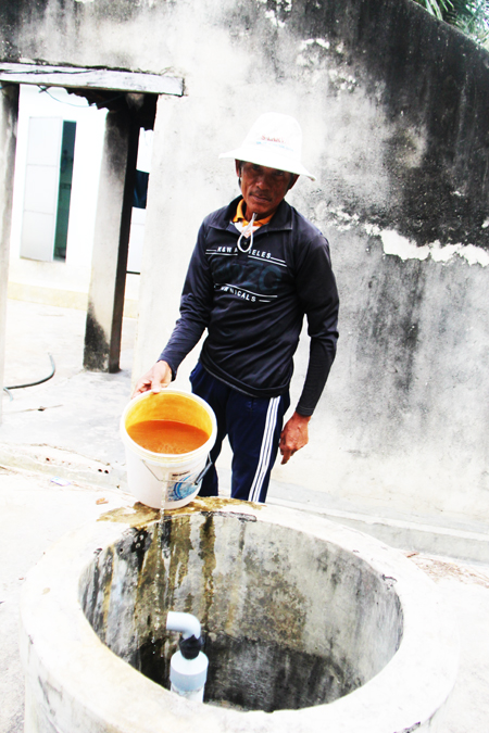 Thôn Tuần Lễ: Nước sinh hoạt nhiễm phèn nặng