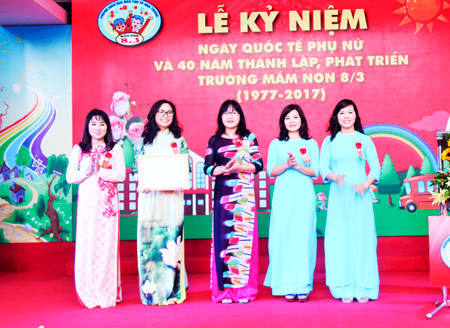 Trường Mầm non 8-3: Kỷ niệm 40 năm thành lập