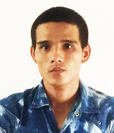 Đối tượng Sang tại cơ quan công an