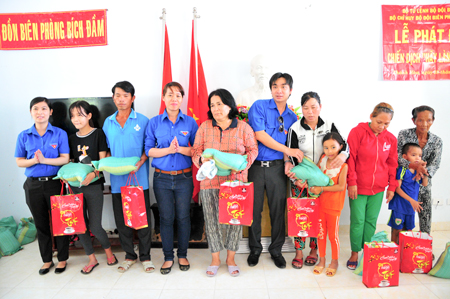 The youth join community benefit efforts