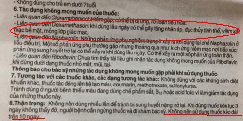 Cẩn trọng khi dùng thuốc nhỏ mắt có thành phần corticoid