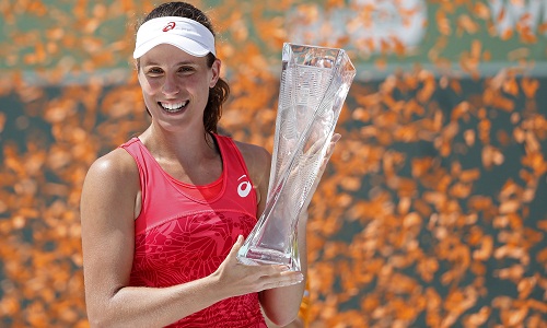Johanna Konta trở thành tay vợt Anh đầu tiên vô địch Miami