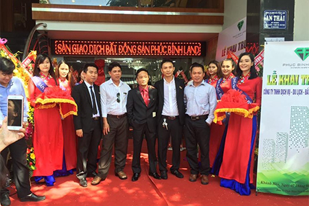 Khai trương Sàn giao dịch Bất động sản Phúc Bình land