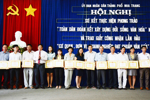 Nha Trang: 94,5% hộ gia đình đạt tiêu chuẩn Gia đình văn hóa