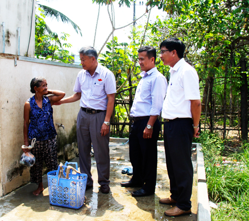 Khánh Vĩnh: Hiệu quả từ các giếng khoan công cộng