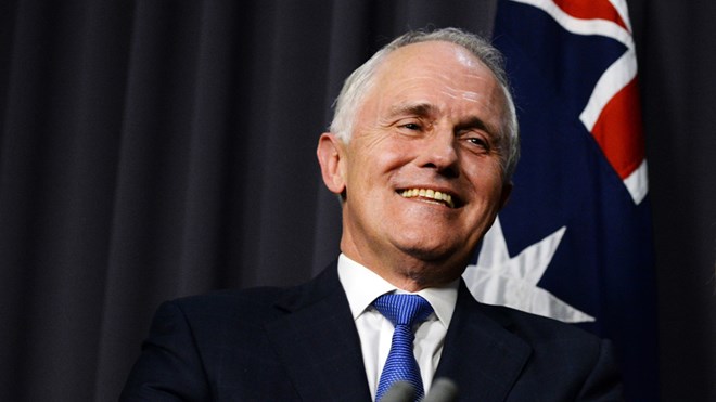 Tỷ lệ ủng hộ Thủ tướng Australia Malcolm Turnbull tăng