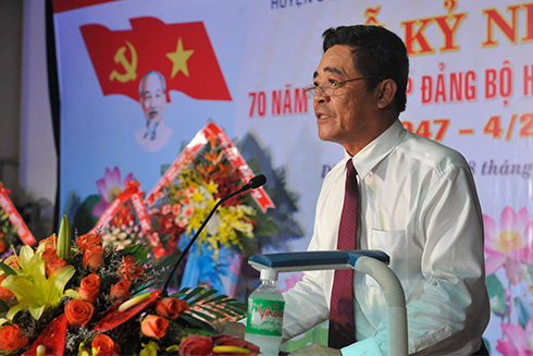 Kỷ niệm 70 năm thành lập Đảng bộ huyện Diên Khánh
