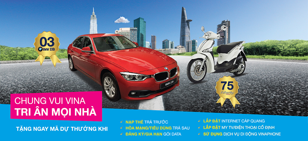 Triển khai chương trình khuyến mãi "Chung vui Vina - Tri ân mọi nhà"