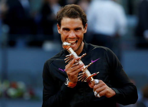 Rafa Nadal lần thứ 5 đăng quang tại Madrid Open