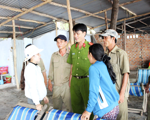 Công an phường Ninh Hải: Vì dân phục vụ