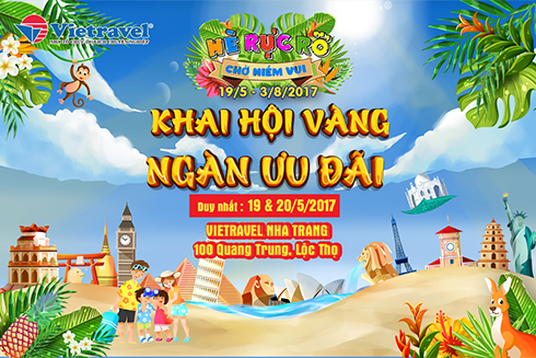 Khai hội vàng - Ngàn ưu đãi – "Cơn lốc" giảm giá vui vẻ 2017