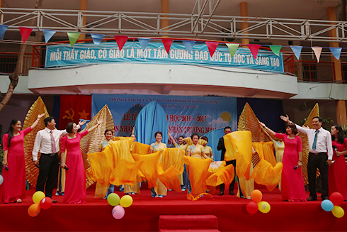 Trường Mầm non Lý Tự Trọng đón nhận bằng công nhận trường chuẩn quốc gia mức độ 2 (lần 2)