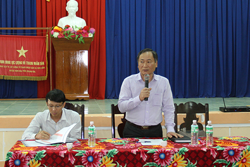 Lãnh đạo tỉnh làm việc tại các địa phương