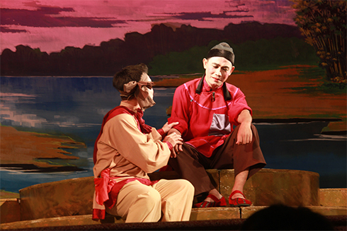 Tổng duyệt vở dân ca kịch Thiên Địa