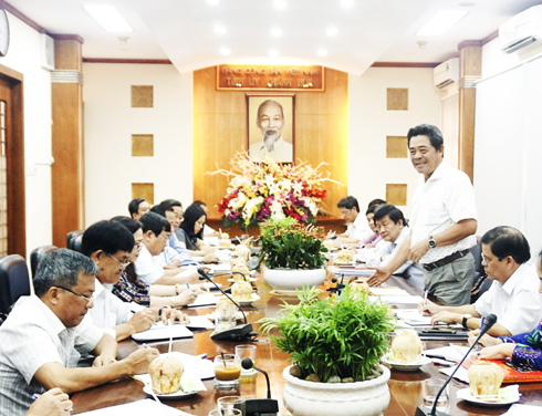 Thường trực Tỉnh ủy làm việc với Ban Thường vụ Đảng ủy Khối Doanh nghiệp