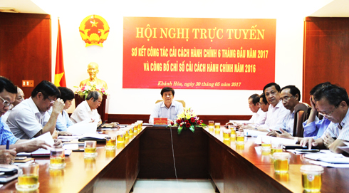 Khánh Hòa xếp thứ 12/63 về cải cách hành chính