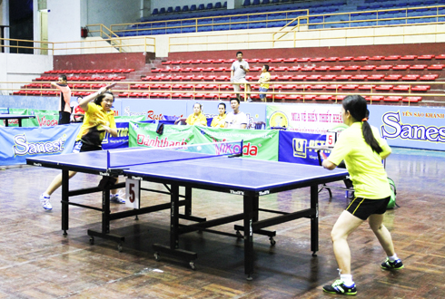 Useful movement playground for table-tennis players in Khanh Hoa