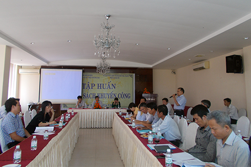 Tập huấn chính sách khuyến công cho 60 đại biểu xã, phường, doanh nghiệp