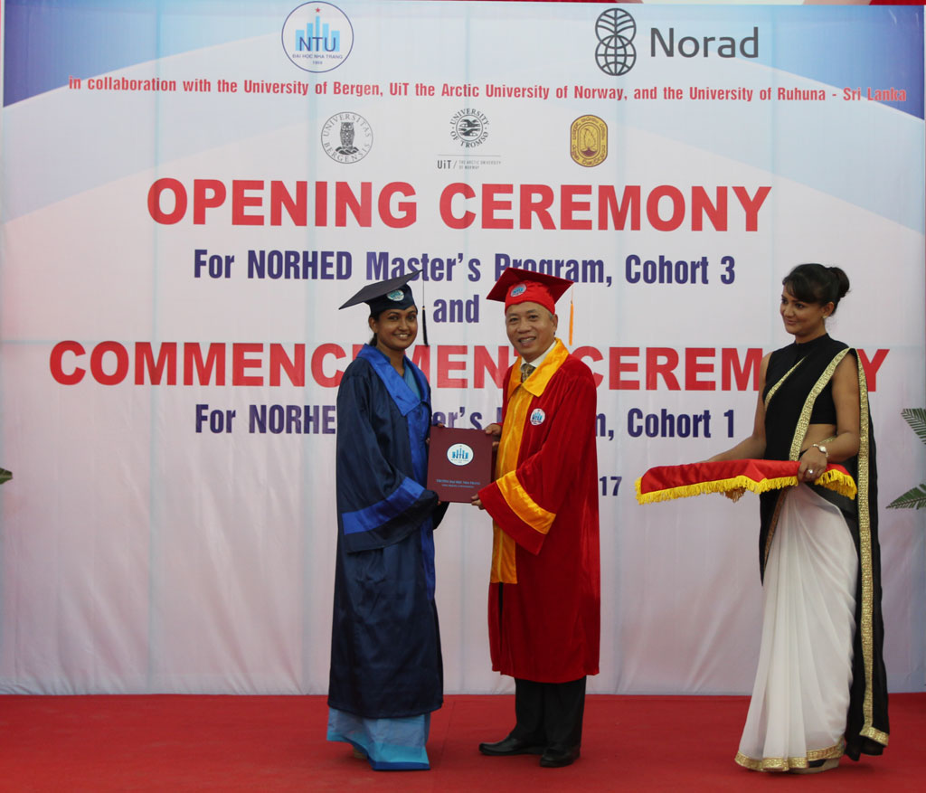 Khai giảng khóa 3 lớp cao học quốc tế về quản lý hệ sinh thái biển