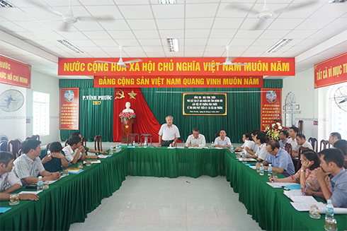 Phường Vĩnh Phước cần tập trung thu hồi nợ đọng