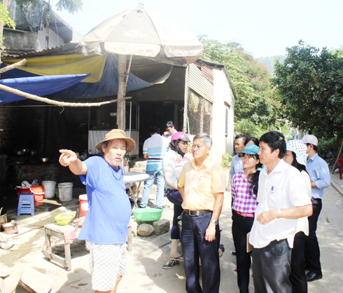 Đoàn khảo sát của HĐND tỉnh nắm bắt tâm tư, nguyện vọng của người dân Khu tái định cư Đất Lành