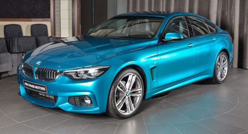BMW 420i Gran Coupe hút ánh nhìn với màu xanh mới