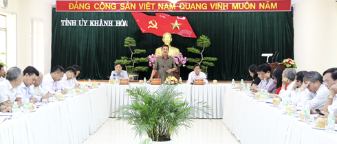 Đồng chí Lê Thanh Quang kết luận