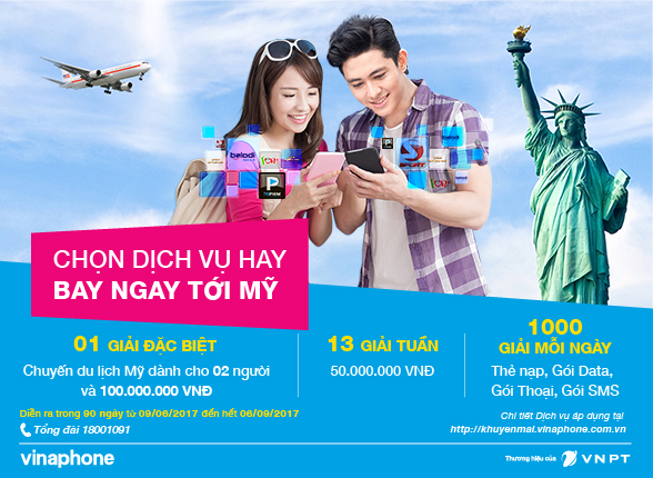 Khám phá nước Mỹ cùng VinaPhone