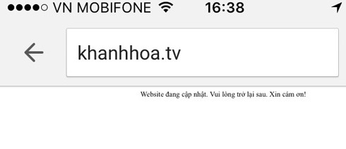 Trang khanhhoa.tv đã ngừng hoạt động