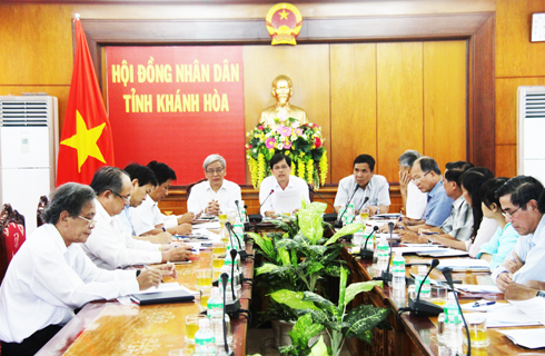 Quang cảnh tại buổi làm việc