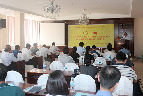 Tập huấn chính sách bảo hiểm xã hội, y tế