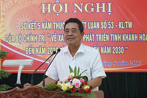 Lê Thanh Quang phát biểu kết luận.