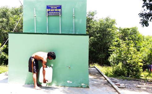 Xã Sông Cầu: Nỗ lực giải quyết nguồn nước sinh hoạt