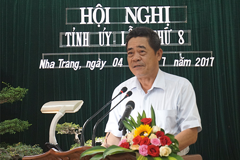 Khai mạc Hội nghị Tỉnh ủy Khánh Hòa lần thứ 8