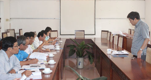 Đồng chí Nguyễn Duy Bắc phát biểu chỉ đạo.