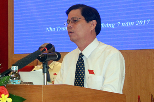 Ông Nguyễn Tấn Tuân phát biểu khai mạc