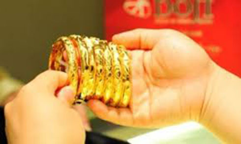 Giá vàng đang chuyển động tăng