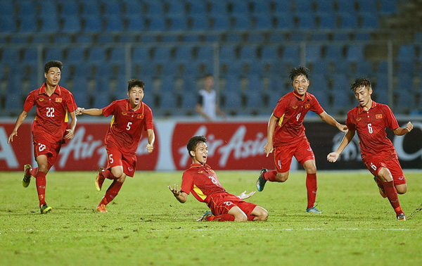U15 Việt Nam đoạt vé vào chung kết giải U15 Đông Nam Á 2017