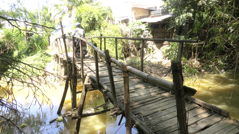 Xóm Đảo sắp có cầu kiên cố