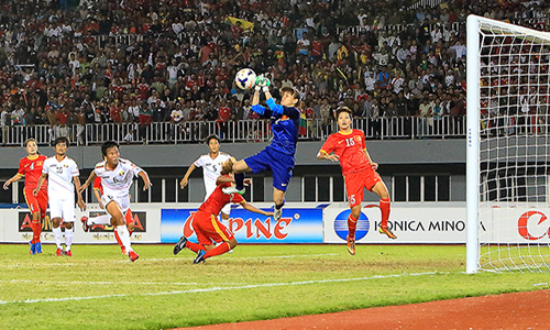 Tuyển nữ Việt Nam sẽ đấu bốn trận và căn cứ trên số điểm để biết vị trí. Ảnh: SG. 