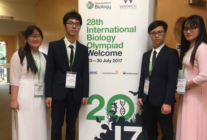 Việt Nam đoạt HCV tại Olympic Sinh học quốc tế