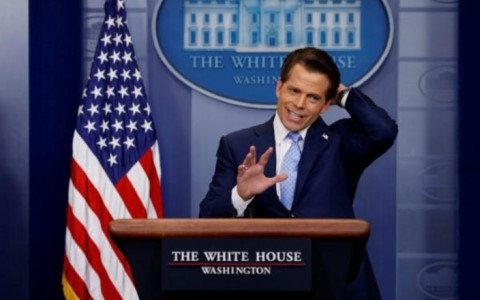 Ông Anthony Scaramucci khi còn là Giám đốc Truyền thông Nhà Trắng. Ảnh: Reuters