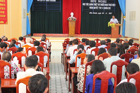 Quán triệt Nghị quyết Trung ương 5 cho hơn 240 cán bộ chủ chốt